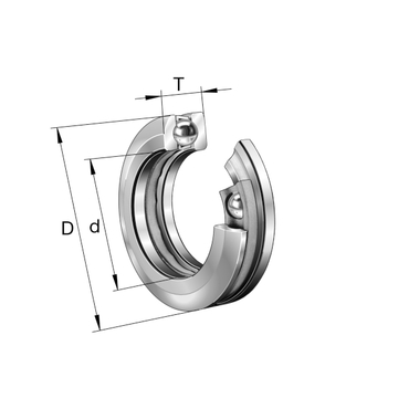 Thrust ball bearing Single direction Spherical housing washer Series: AKL..-HLC